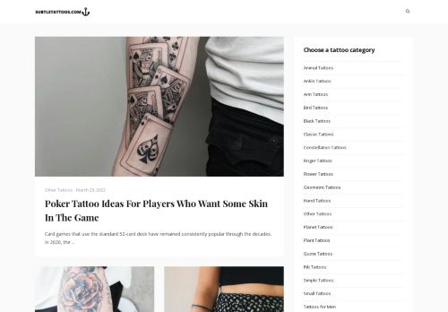 Subtle Tattoos: the most beautiful tattoo ideas on the web -
