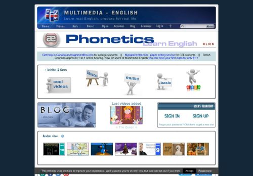 Multimedia-English - learn real English, prepare for real life
