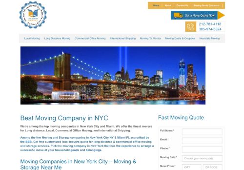 Moving Companies in NYC NY | Book Local Movers Near Me
