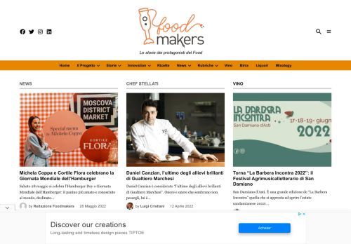 Food Makers - Le storie dei protagonisti del Food

