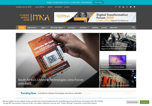 Home - IT News Africa - Up to date technology news, IT news, Digital news, Telecom news, Mobile news, Gadgets news, Analysis and Reports
