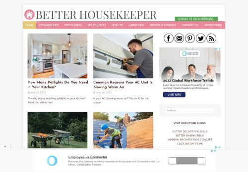 Better HouseKeeper – Your ultimate source for housekeeping, cleaning hacks, decorating ideas, diy projects, recipes, and more!