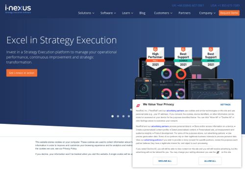 Strategy Execution Management & Strategic Planning Software | i-nexus

