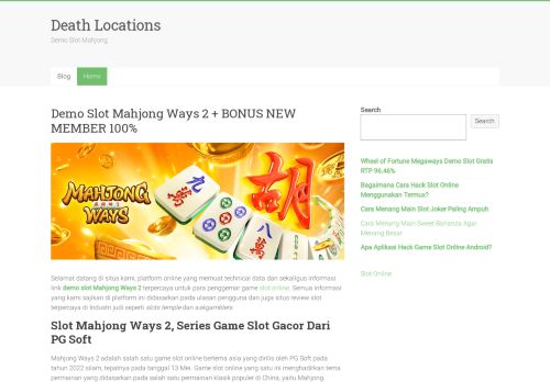 Demo Slot Mahjong Ways 2 + BONUS NEW MEMBER 100%