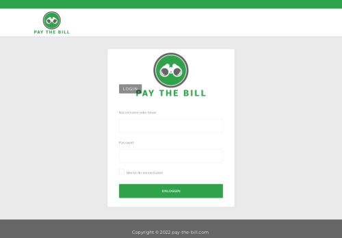 Login – pay-the-bill.com