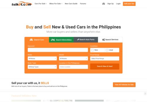 New and Used Cars For Sale in the Philippines  | Tsikot.com #1 Classifieds
