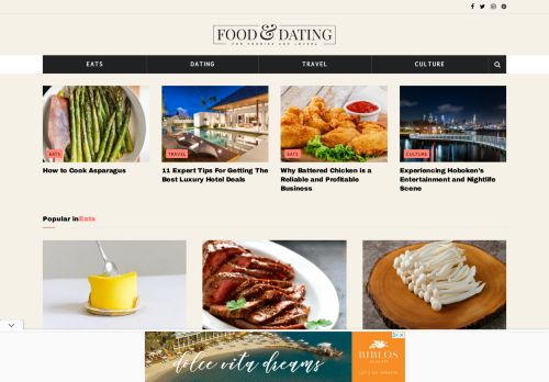 Food & Dating - Dating, Eating out - Food and Dating Magazine