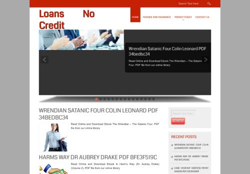 Loans No Credit – manage finance and profitable