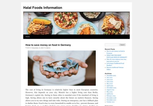 
Halal Foods Information	