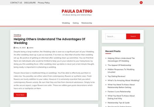 Paula Dating – All about dating and relationships