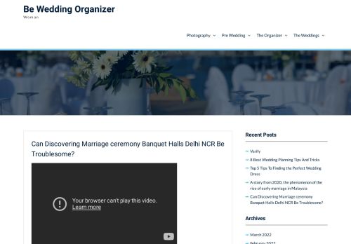 Be Wedding Organizer