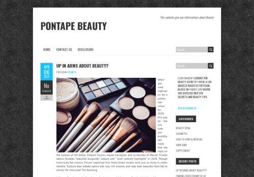 Pontape Beauty – This website give you informations about Beauty