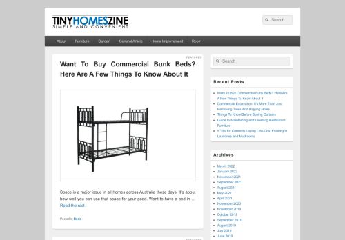 Tiny Homes Zine - Simple And Convenient