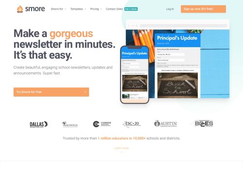 Smore | Communicate effectively with interactive school newsletters