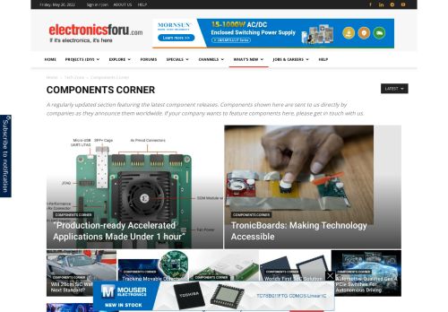 Components Corner Archives - Electronics For You