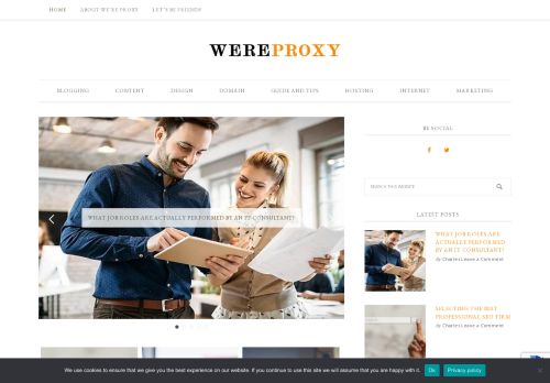 Wereproxy- Internet Blog About Hosting, Marketing, Blogging & Domain Tips