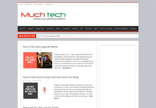 MuchTech - Solves ur plenty problems.