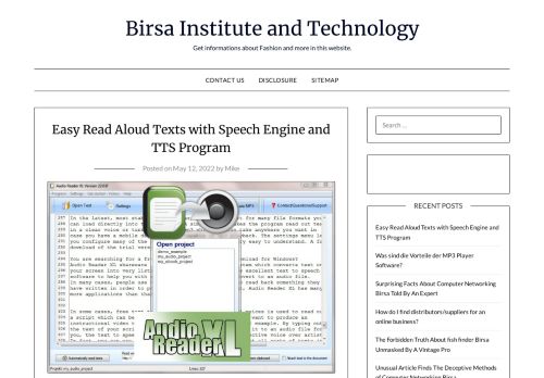 Birsa Institute and Technology – Get informations about Fashion and more in this website.