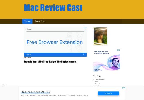 Mac Review Cast