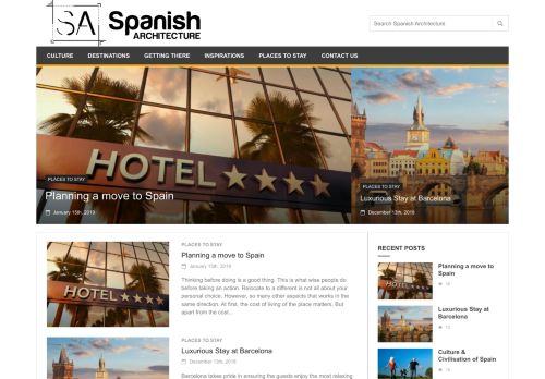 Spanish Architecture - Spanish Travel Blog