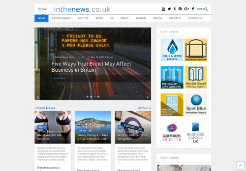Inthenews – Latest news, comment, interviews and reviews from the UK and World