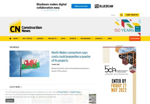 Latest UK Construction News, Contracts and Data