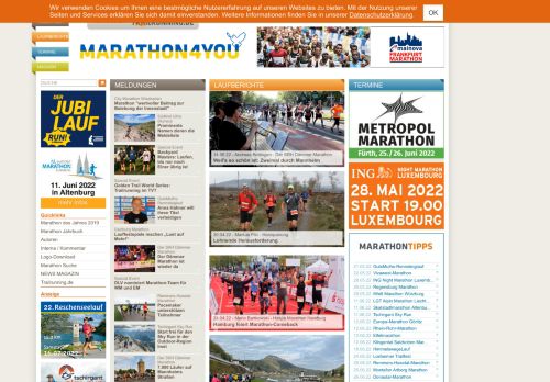 Marathon - Marathon-Termine - Laufberichte - Laufreisen - Marathonreisen