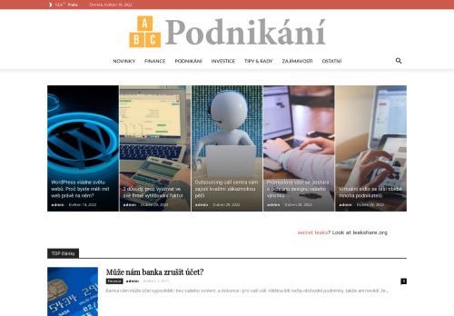ABCpodnikani.cz - MagazÃ­n o podnikÃ¡nÃ­ a financÃ­ch