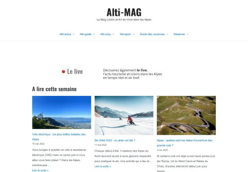 Alti-Mag - Le Mag Loisirs et Art de Vivre dans les Alpes