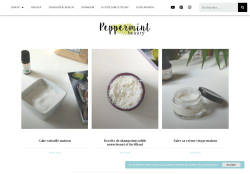 Blog beauté bio et cosmétique maison | Peppermint Beauty