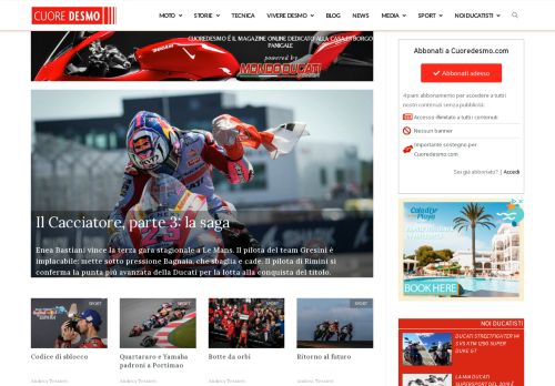 Cuoredesmo.com, Unofficial Ducati Mag