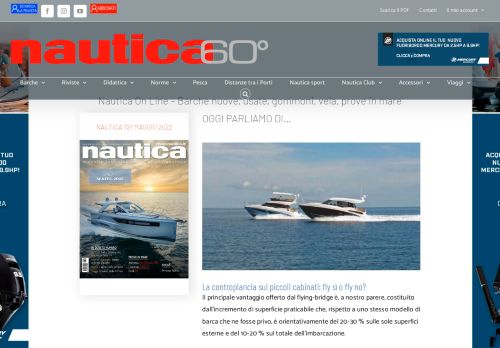 Nautica On Line - Barche nuove, usate, gommoni, vela, prove in mare