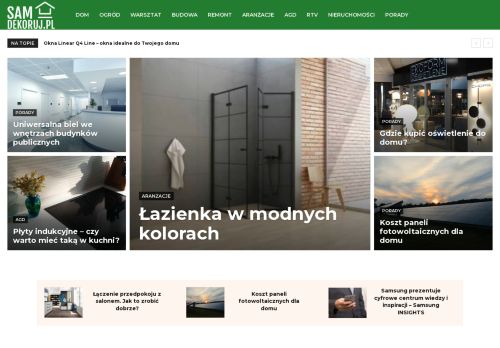 Serwis wnÄ?trzarsko-budowlany - Portal budowlano-wnÄ?trzarski SAMDEKORUJ.pl