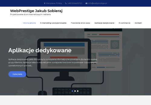 O firmie - WebPrestige Jakub Sobieraj