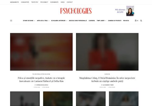 Revista PSYCHOLOGIES Romania