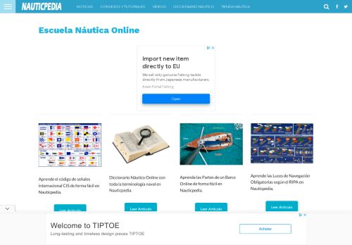 Nautica y Deportes Acuáticos Online - Nauticpedia