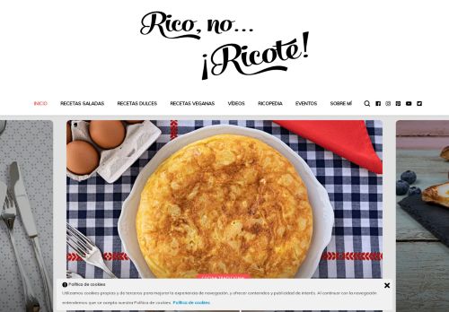 - riconoricote.com es un blog de cocina sana, fácil, saludable y dieta mediterránea