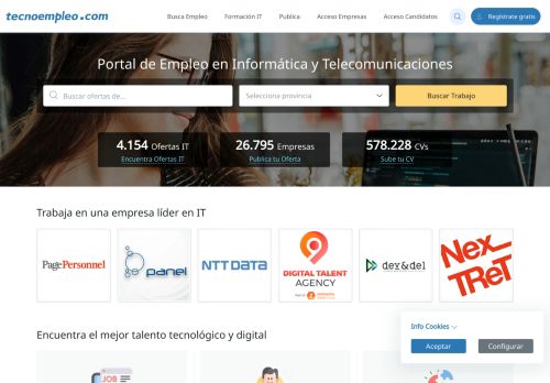 tecnoempleo.com - Portal de Empleo en Informática y Telecomunicaciones