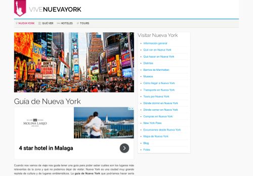 Nueva York - Guía de Nueva York sobre viajes y turismo en Vive Nueva York ????