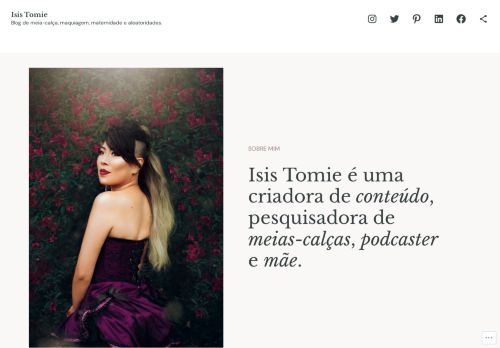 Isis Tomie – Blog de meia-calça, maquiagem, maternidade e aleatoridades.