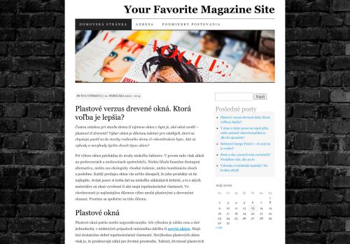 Your Favorite Magazine Site