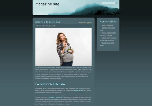 Magazine site