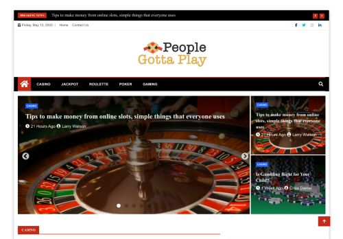 People Gotta Play | Casino Blog