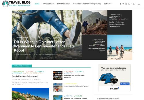 Backpackers-Online.com - Travel Blog - Moderne travelguide