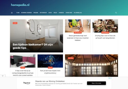 Homepedia.nl - Alles over wonen, klussen en tuinieren