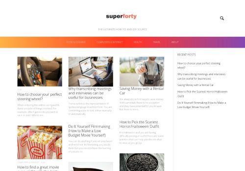 Superforty — The Ultimate How-To and DIY Source