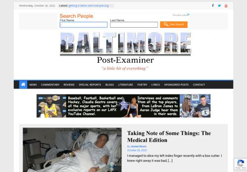 Baltimore Post-Examiner - A little bit of everything