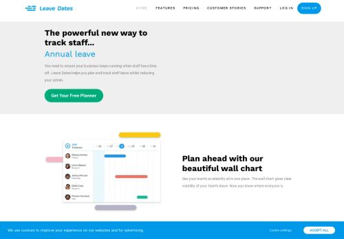 Staff Leave Planner Software | Leave Management System
