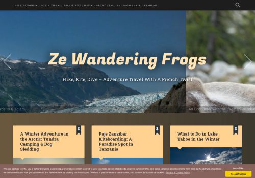 Ze Wandering Frogs - Hike, Kite, Dive – Adventure Travel With A French Twist