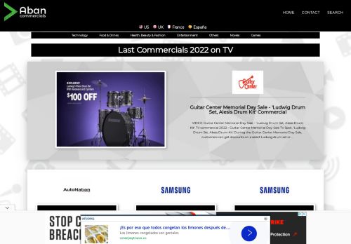 AbanCommercials - Browse USA TV COMMERCIALS
